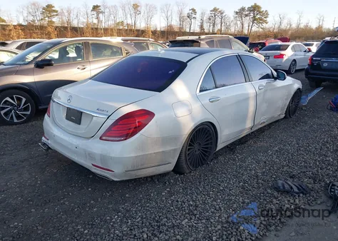 2016 Mercedes-Benz S 550 4Matic z USA, uszkodzony, nr VIN WDDUG8FB3GA245888